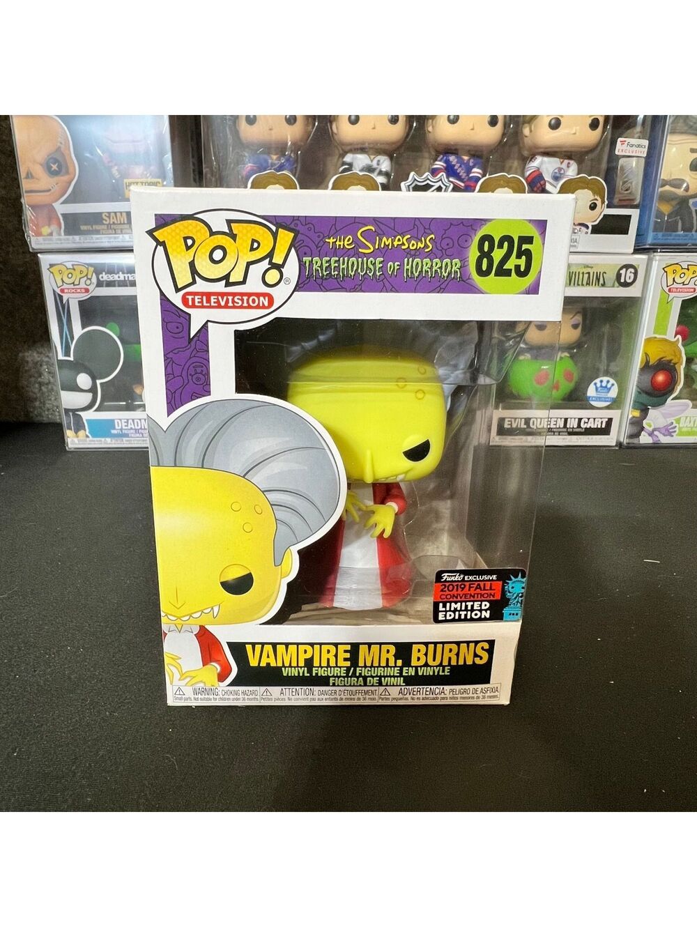 Funko Pop Vampire Mr Burns 825 Simpsons Treehouse of Horror 2019 Fall Convention
